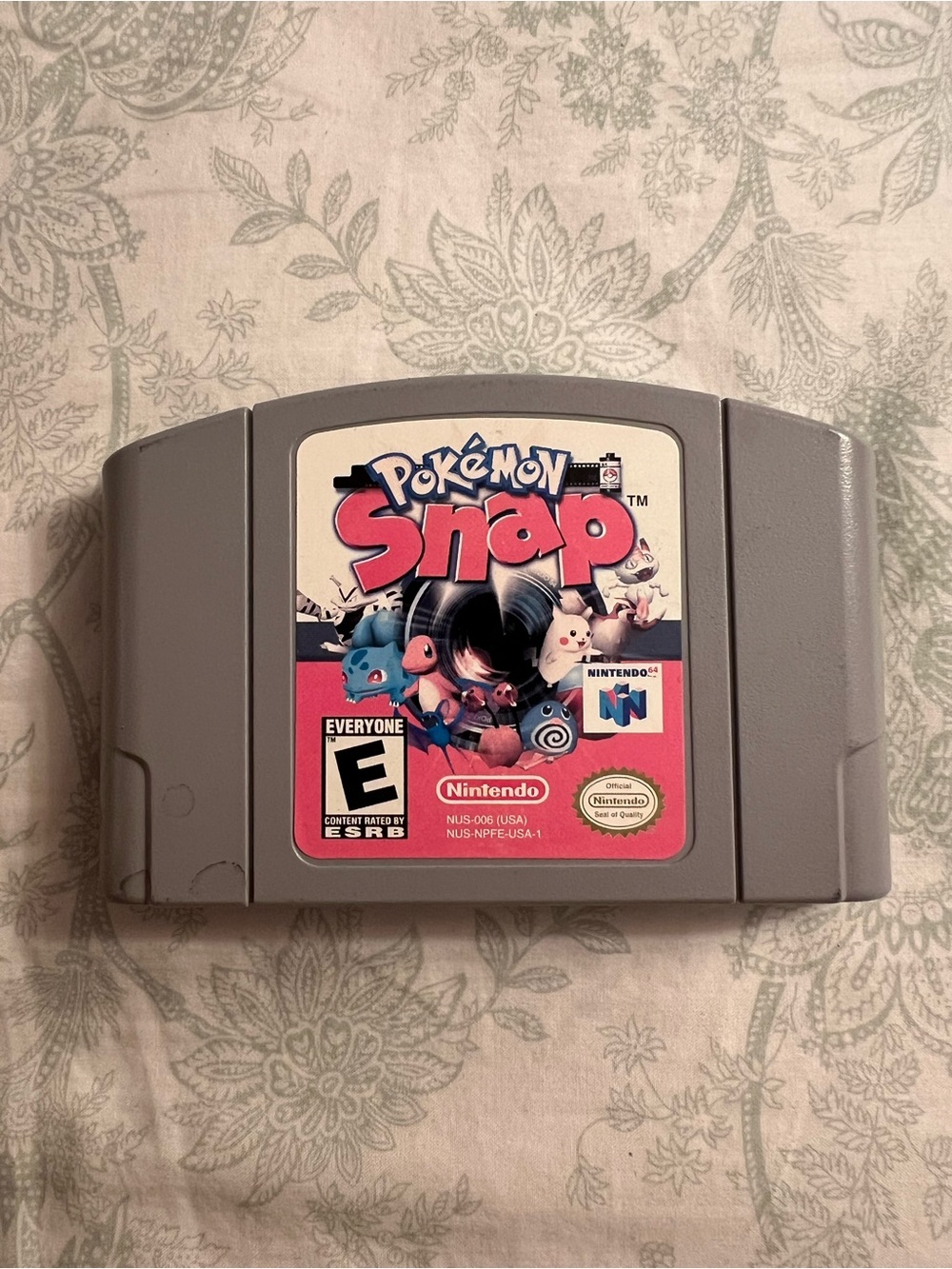 Nintendo Pokémon Snap N64 Cartridge - Gray with Colorful Label